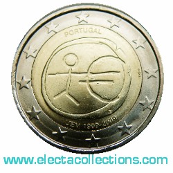Portugal – 2 Euro, 10th Anniversary of the Euro, 2009